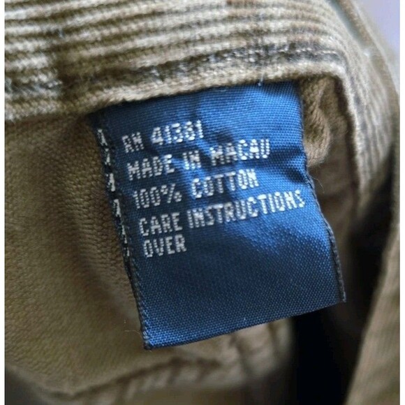 Polo Ralph Lauren Bootcut 750 Men's Size 36X32 Corduroy Pants Brown Pockets - Picture 8 of 11